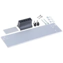 RS PRO Grey Aluminium Front Panel, 3 U, 6 HP, 2.5mm Thick Anodised Aluminium, Handle Included 500-702