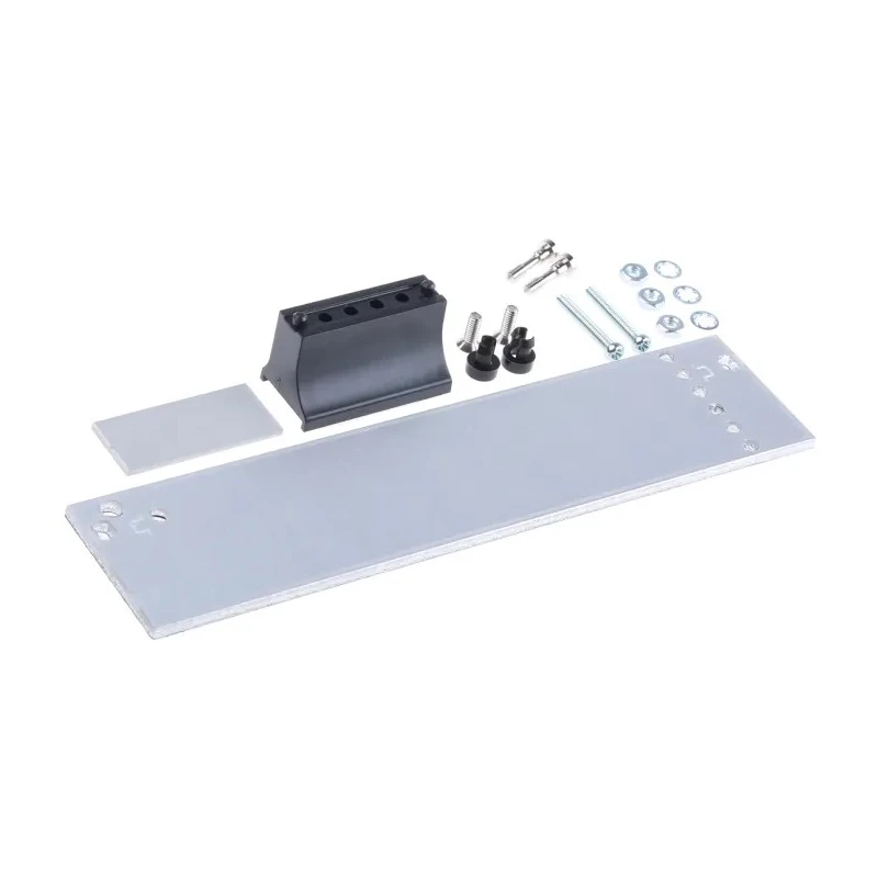 RS PRO Grey Aluminium Front Panel, 3 U, 6 HP, 2.5mm Thick Anodised Aluminium, Handle Included 500-702