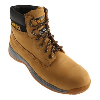 DeWALT Apprentice Honey Steel Toe Capped Men's Safety Boots EU 44 UK 10 US 11 Lace Up Nubuck Rubber Sole APPRENTICE SIZE 10