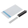 RS PRO Grey Aluminium Front Panel 3 U 14 HP Rack Panel 500-746