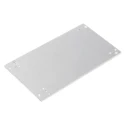 RS PRO Grey Aluminium Front Panel 3 U 14 HP Rack Panel 500-746