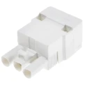 RS PRO Non-Fused Terminal Block, 3-Way, 2.5mm² Wire, 16A, 400V, Nylon with Brass Contact 495-6266