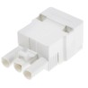 RS PRO Non-Fused Terminal Block, 3-Way, 2.5mm² Wire, 16A, 400V, Nylon with Brass Contact 495-6266
