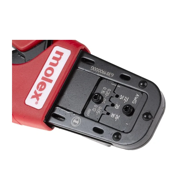 Molex PremiumGrade Ratcheting Hand Crimping Tool for Micro-Fit 3.0 Terminals, Hand Operated, Sweden Origin 63819-0000