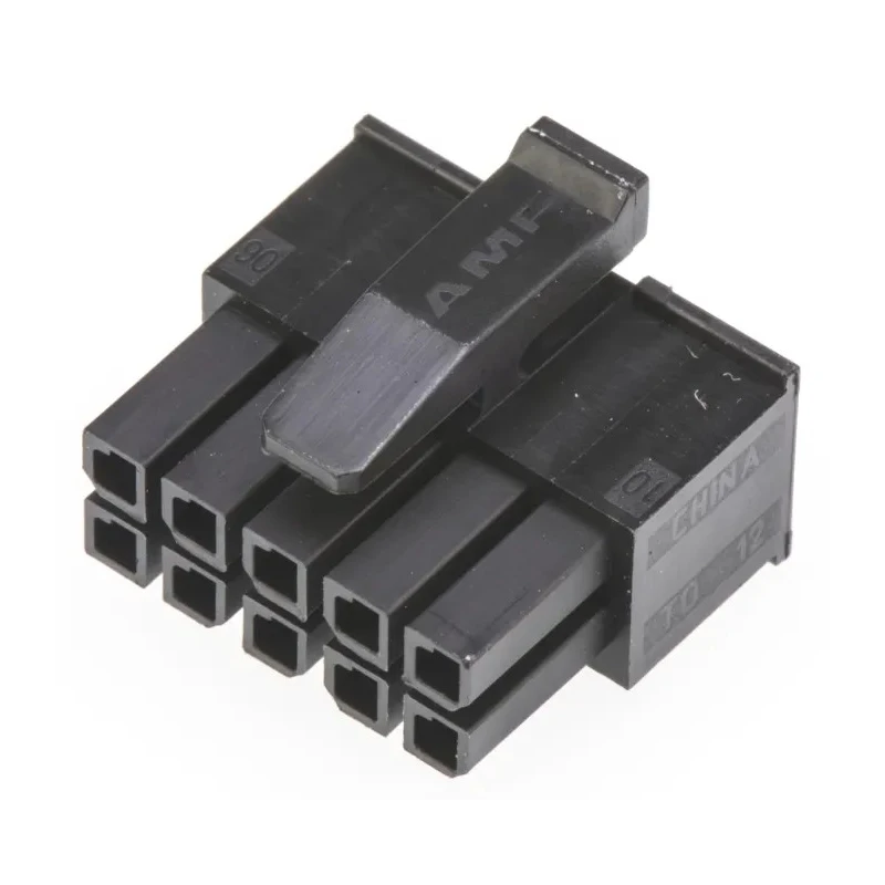 TE Connectivity Micro MATE-N-LOK 3 mm Pitch 10 Way 2 Row Female Connector Housing Cable Mount Straight 1-794617-0