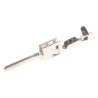 TE Connectivity Micro MATE-N-LOK Series Male Crimp Terminal, 30 AWG Min Crimp, 26 AWG Max, Brass Contact, Bright 1-794613-0