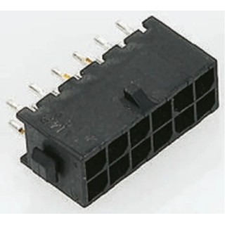TE Connectivity Micro MATE-N-LOK Series Straight Through Hole PCB Header 20 Contacts 3 mm Pitch 2 Row Shrouded 5A 5-794630-0