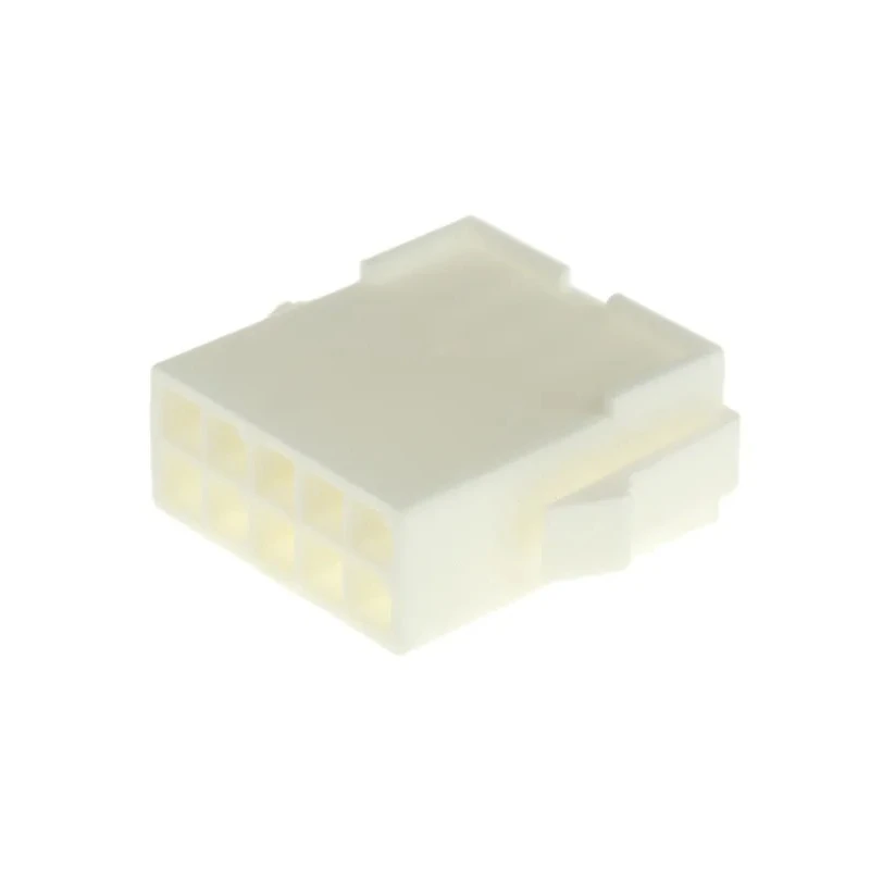 TE Connectivity MATE-N-LOK Wire to Wire Connector Panel Mount 10 Pole 600V ac 9A Nylon Housing 794942-1