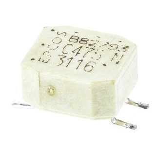 TDK Unshielded Surface Mount Common Mode Choke with Ferrite Core 4.7 mH 400 mA Idc B82793C0475N265