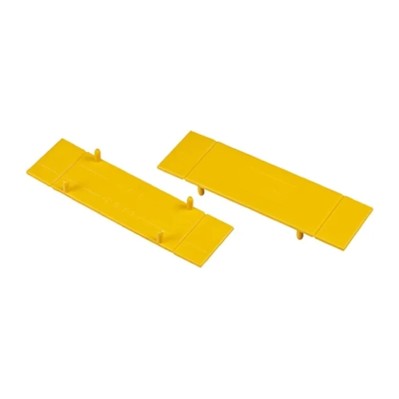 RS PRO Cover for Use with DIN Rail Terminal Yellow Polyamide 66 501-607