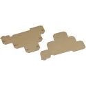RS PRO End Cover for Use with DIN Rail Terminal Blocks Model 501-774, Polyamide 66, Beige, RoHS Compliant