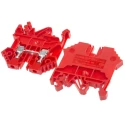 RS PRO Red DIN Rail Terminal Block 0.2 to 2.5 mm², 24 A, 800 V, 1-Level 501-821