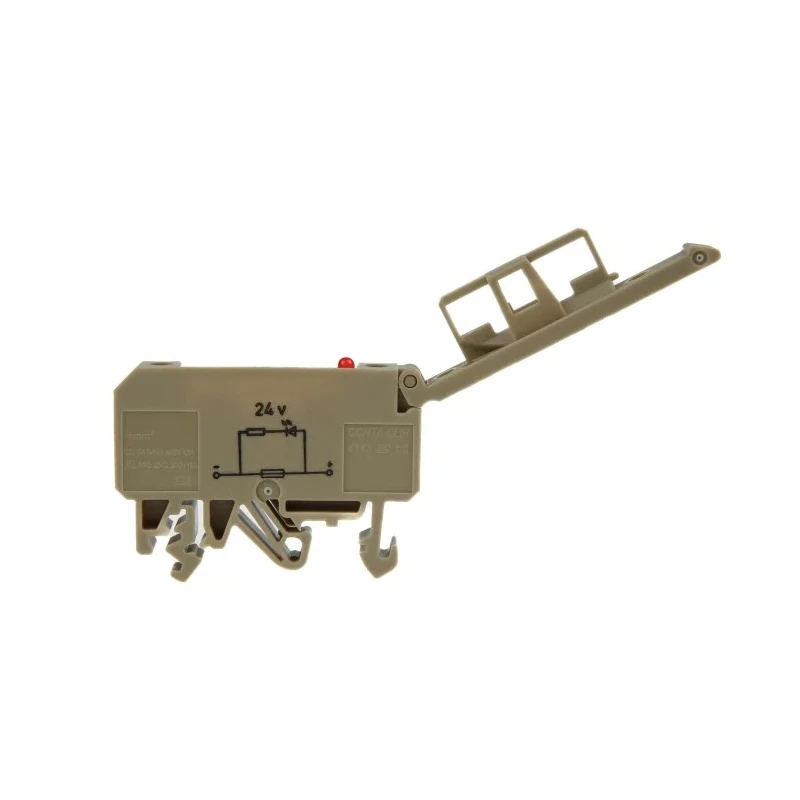 RS PRO Rail Mount Fuse Holder for 5 x 25 mm Fuses, 24V, Screw Terminal, DIN 35 mm Rail 501-871