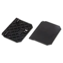RS PRO End Plate for Use with Fused Terminal Block Polyamide Black 1.5 mm Width 501-865