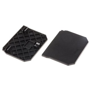 RS PRO End Plate for Use with Fused Terminal Block Polyamide Black 1.5 mm Width 501-865