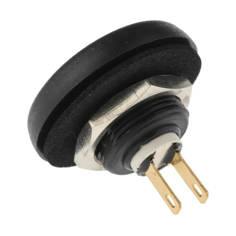 APEM IF Series Momentary Push Button Switch, Panel Mount, 14.9 mm Cutout, SPST, IP67, Black IFS3Z1AD200