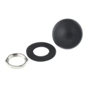 APEM IF Series Momentary Push Button Switch, Panel Mount, 14.9 mm Cutout, SPST, IP67, Black IFS3Z1AD200