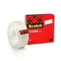 3M Office Clear Scotch Crystal Office Tape 19mm Width x 33m Length CRYSTAL