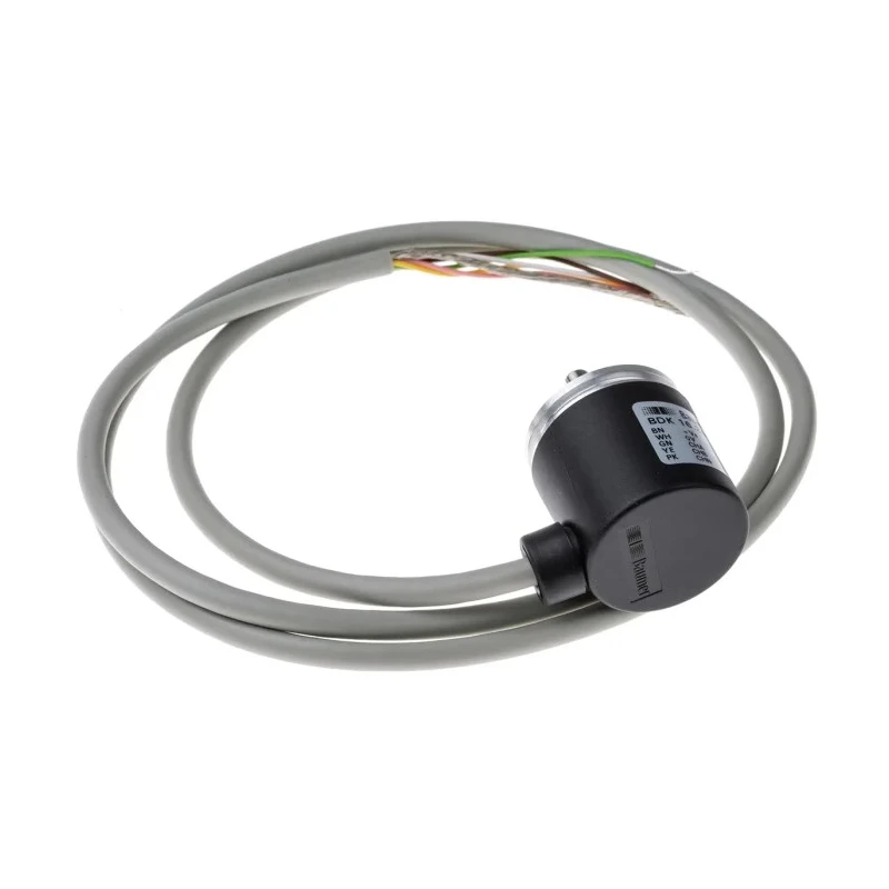 Baumer BDK Series Optical Incremental Encoder 30V dc, 360 PPR, HTL/Push Pull Signal, Solid Shaft 5 mm BDK 16.24K360-L5-5