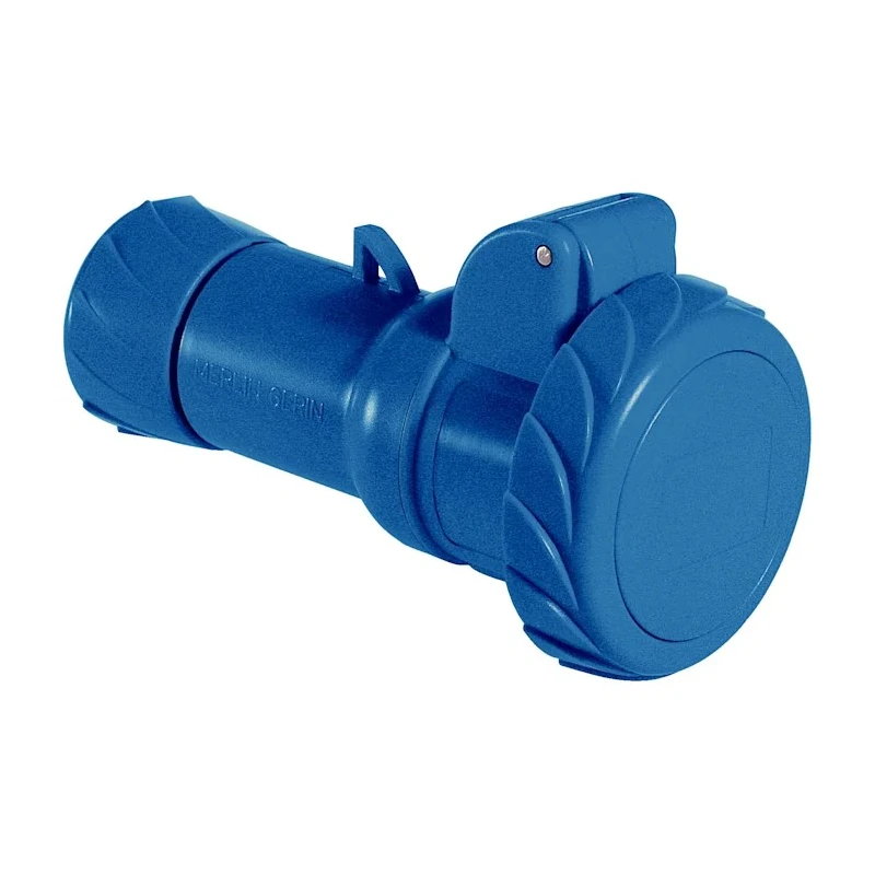 Schneider Electric Industrial Power Connector 16A 230V Cable Mount IP67 Blue, 2P+PE Pratika 