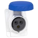 Schneider Electric Panel Mount Industrial Power Connector 16A 230V IP67 Blue PratiKa 