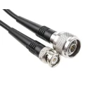 Radiall Cable Assembly Series Coaxial Cable Male BNC to Male N Type 500 mm 50 Ω R284C0351026