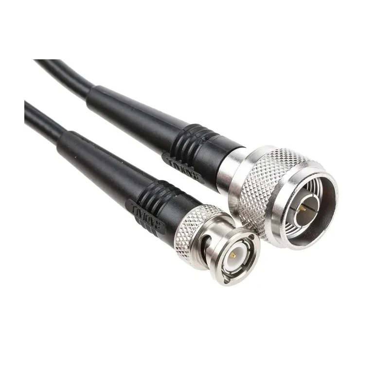 Radiall Cable Assembly Series Coaxial Cable Male BNC to Male N Type 500 mm 50 Ω R284C0351026