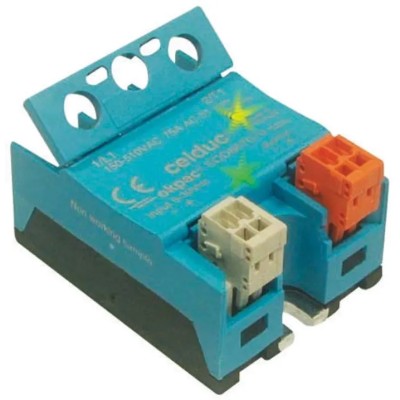 Celduc Solid State Relay 50 A Load, 275 V Load, 30 V Control, DIN Rail Mount SOD845180