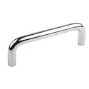 RS PRO Bar Handle for Use with Metal Instrument Case Chrome Plated Steel 101.6 mm 502-102