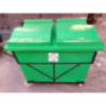 4 Wheeled Plastic Dustbin 1100 Litre