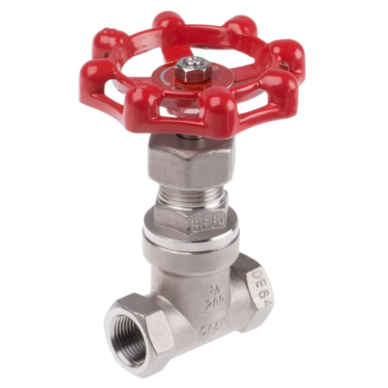 RS PRO Stainless Steel Globe Valve Threaded 3/8 in BSP 32 bar 499-2032