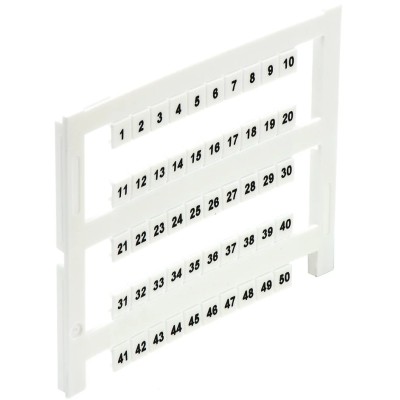 RS PRO Marker Card Accessory for DIN Rail Terminal 501-695