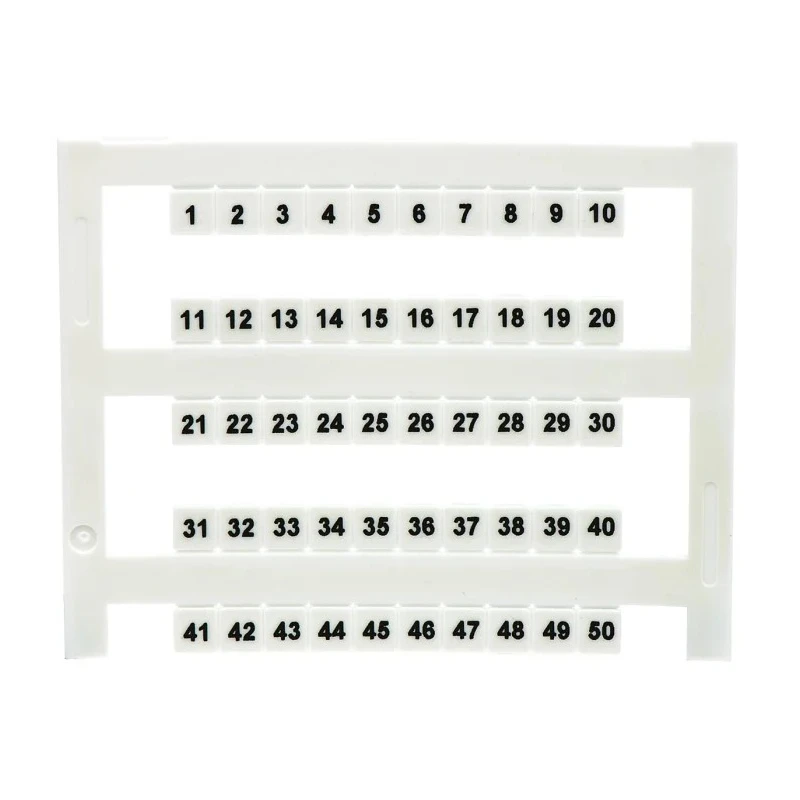 RS PRO Marker Card Accessory for DIN Rail Terminal 501-695