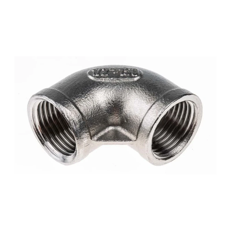 RS PRO Stainless Steel Pipe Fitting 90° Circular Elbow Female G 1/2 in x Female G 1/2 in 499-2953