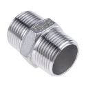 RS PRO Stainless Steel Pipe Fitting Hexagon Nipple Male Threaded 3/4 in x Male Threaded 3/4 in 499-3057