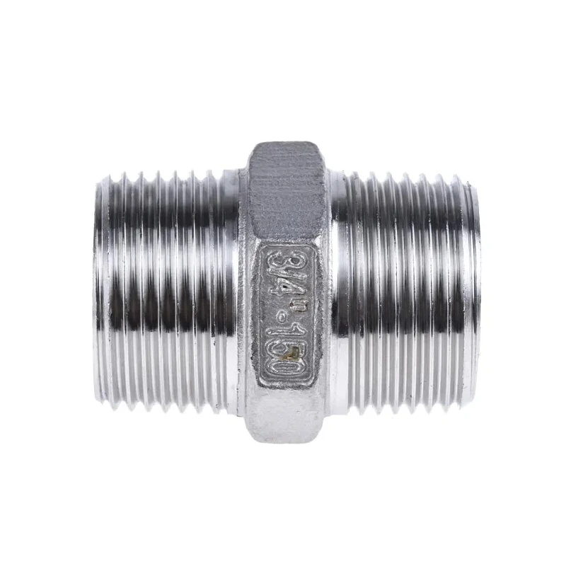 RS PRO Stainless Steel Pipe Fitting Hexagon Nipple Male Threaded 3/4 in x Male Threaded 3/4 in 499-3057