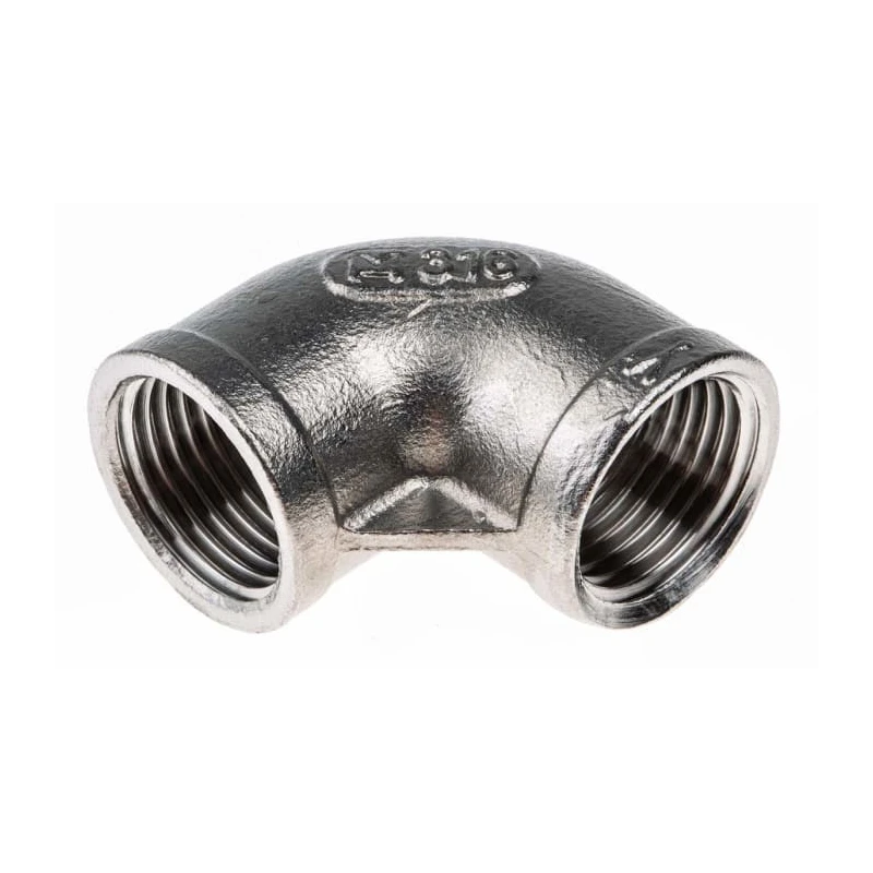 RS PRO Stainless Steel Pipe Fitting 90° Circular Elbow Female G 1/2 in x Female G 1/2 in 499-2953