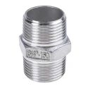 RS PRO Stainless Steel Pipe Fitting Hexagon Nipple Male Threaded 3/4 in x Male Threaded 3/4 in 499-3057