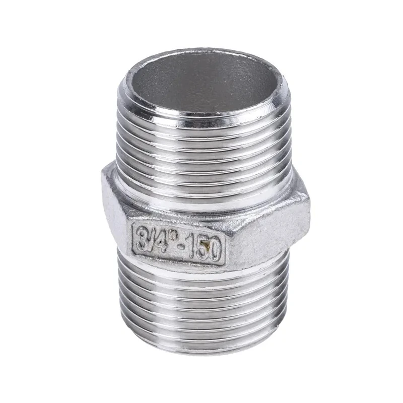 RS PRO Stainless Steel Pipe Fitting Hexagon Nipple Male Threaded 3/4 in x Male Threaded 3/4 in 499-3057