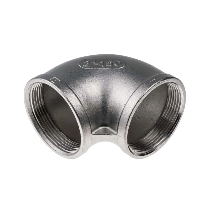 RS PRO Stainless Steel Pipe Fitting 90° Circular Elbow Female G Threaded 2 in x Female G Threaded 2 in 499-3108