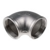 RS PRO Stainless Steel Pipe Fitting 90° Circular Elbow Female G Threaded 2 in x Female G Threaded 2 in 499-3108
