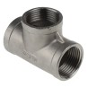 Macreadys RS PRO Stainless Steel Pipe Fitting, Circular Tee, Female G Threaded 1 in x 1 in x 1 in 499-3007