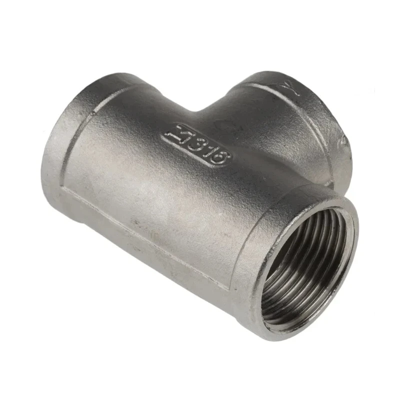 Macreadys RS PRO Stainless Steel Pipe Fitting, Circular Tee, Female G Threaded 1 in x 1 in x 1 in 499-3007