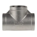 Macreadys RS PRO Stainless Steel Pipe Fitting, Circular Tee, Female G Threaded 1 in x 1 in x 1 in 499-3007