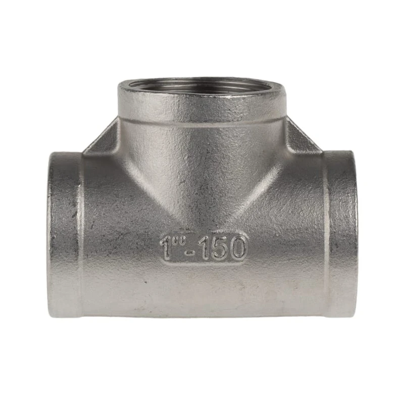 Macreadys RS PRO Stainless Steel Pipe Fitting, Circular Tee, Female G Threaded 1 in x 1 in x 1 in 499-3007