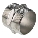 RS PRO Stainless Steel Pipe Fitting Straight Hexagon Nipple Male Threaded 2 in x Male Threaded 2 in 499-3192