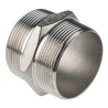 RS PRO Stainless Steel Pipe Fitting Straight Hexagon Nipple Male Threaded 2 in x Male Threaded 2 in 499-3192