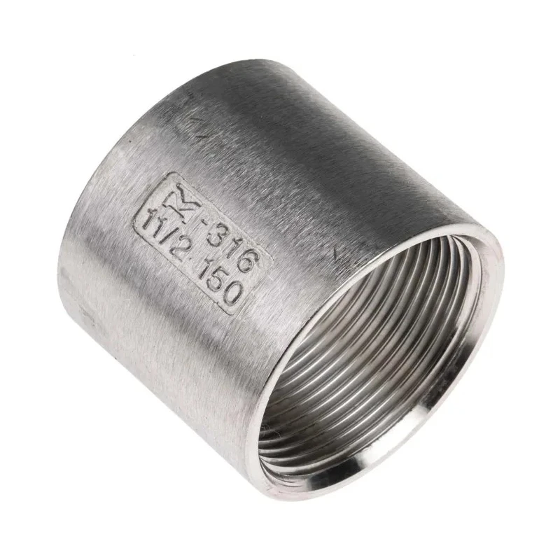 RS PRO Stainless Steel Pipe Fitting Straight Socket Female G Threaded 1-1/2 in x Female G Threaded 1-1/2 in 499-3142