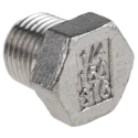 RS PRO Stainless Steel Pipe Fitting Hexagon Plug Male Threaded 1/4 in 316 Stainless Steel 150 lbs 499-3394