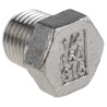 RS PRO Stainless Steel Pipe Fitting Hexagon Plug Male Threaded 1/4 in 316 Stainless Steel 150 lbs 499-3394